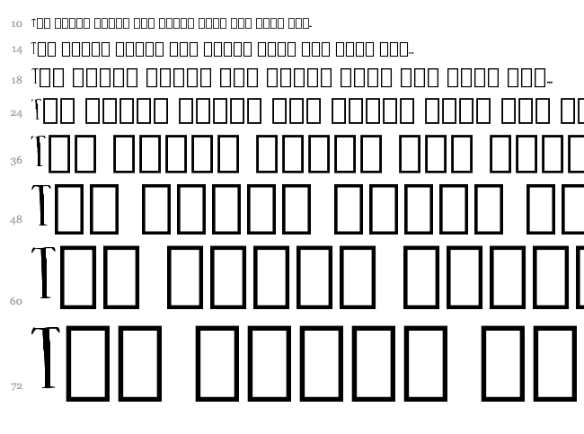Drop your anchor font waterfall